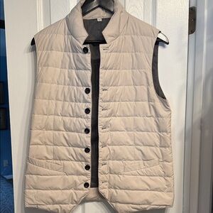 Suitsupply Light Tan Quilted Vest